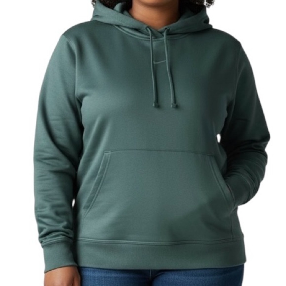 Nike Training Women’s Therma Fit Plus Size 2X Green Fleece Sweatshirt Hoodie